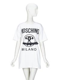 [ARO] MOSCHINO, BELTED T-SHIRT DRESS