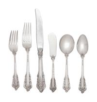 A Wallace Grand Baroque Silver Flatware Service