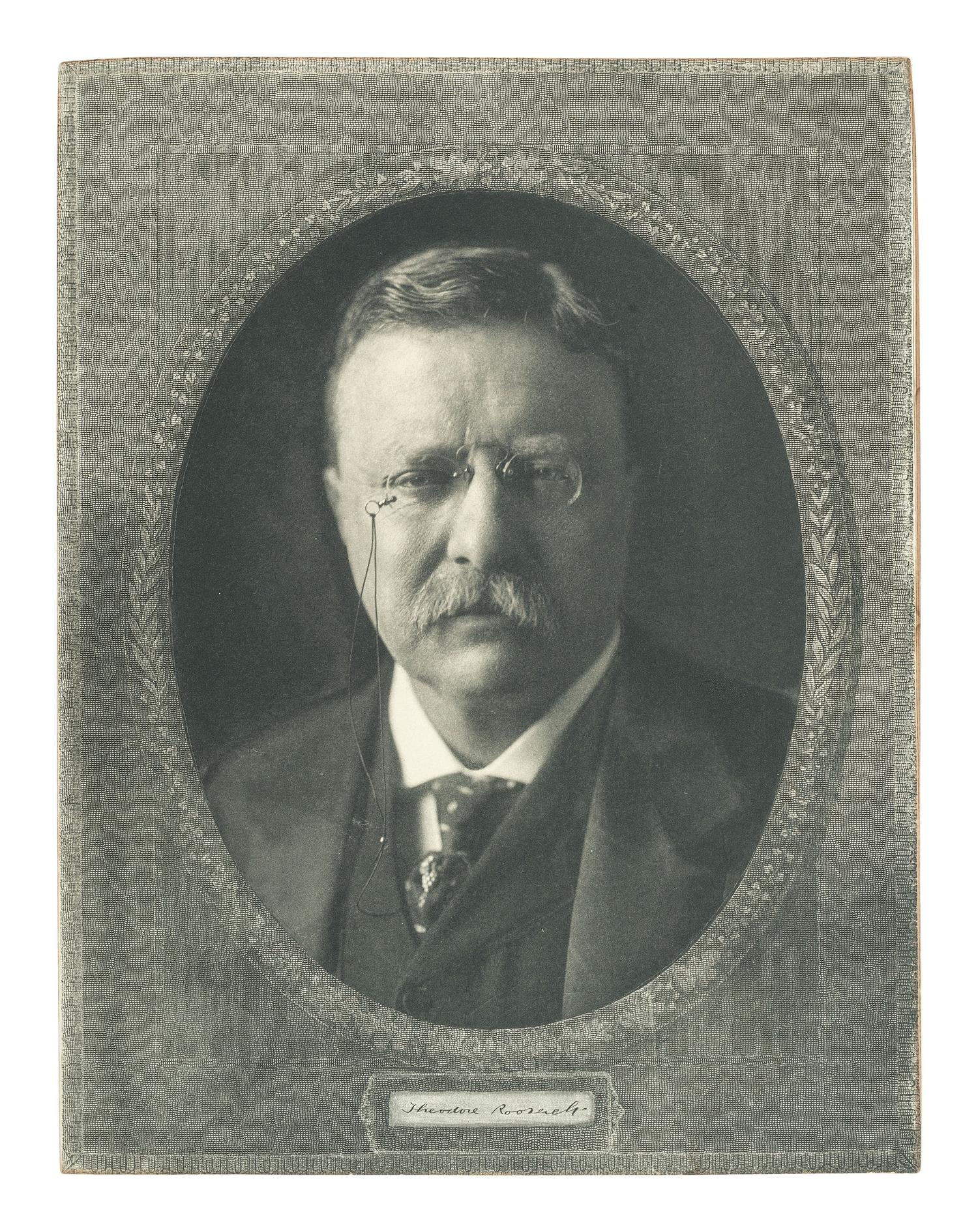 ROOSEVELT, Theodore (1858-1919). Document signed ("Theodore Roosevelt"), as President,. Washington, D.C., 12 September 1903.