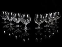 A Set of Thirteen Galway Glass Snifters