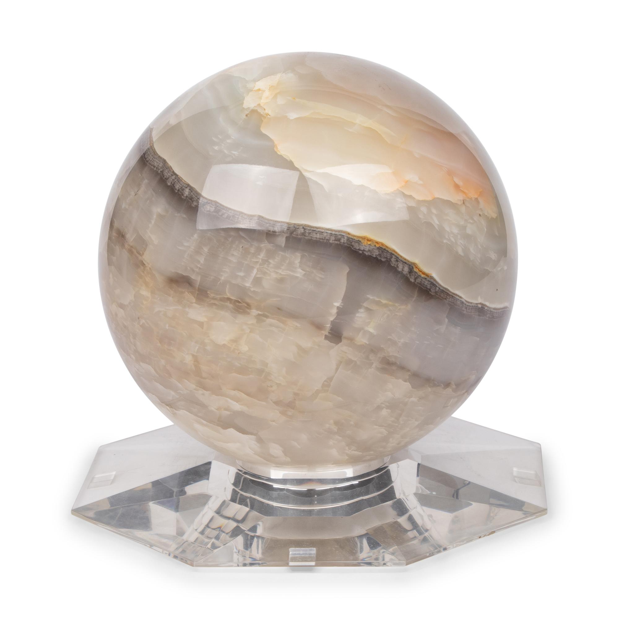 An Agate Sphere Ornament