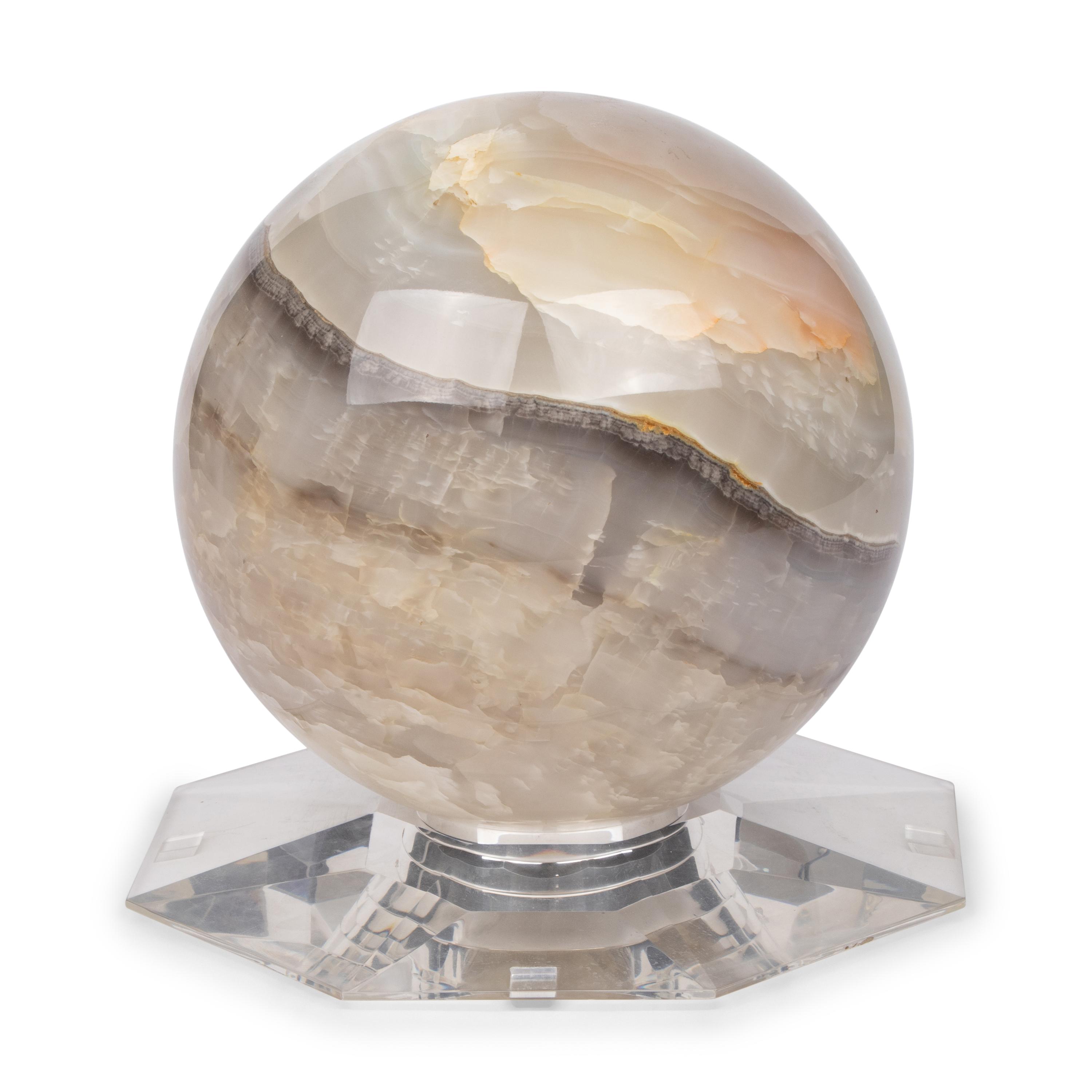 An Agate Sphere Ornament