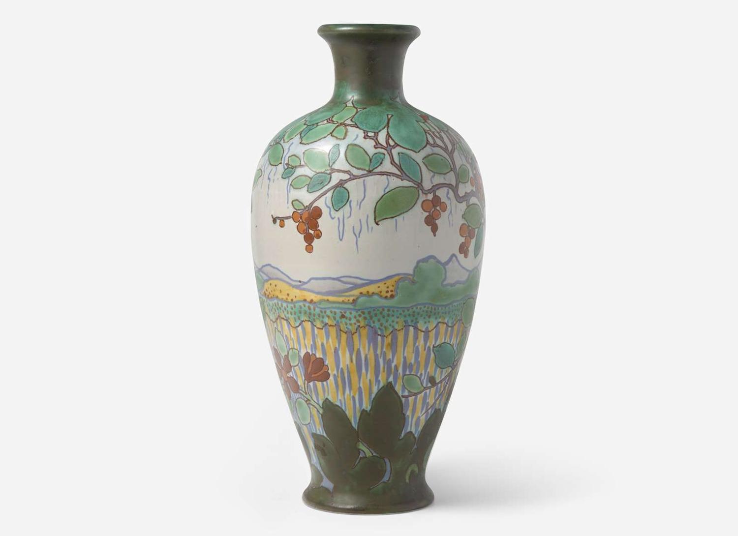 Zuid-Holland Gouda, Large "Magpie" Vase