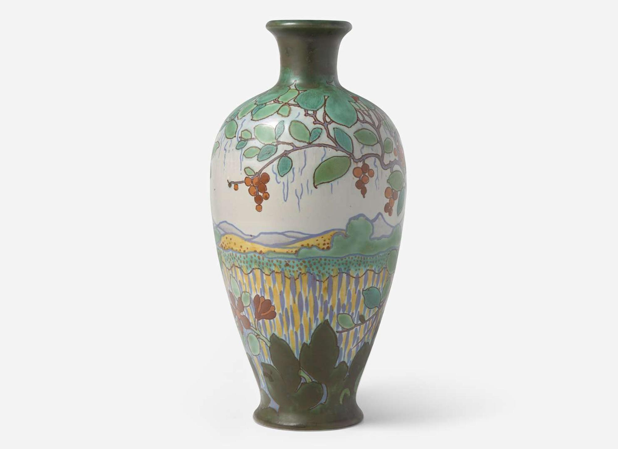 Zuid-Holland Gouda, Large "Magpie" Vase