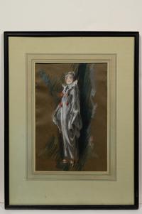 Portrait of Mrs. Shinn Dressed as a Clown