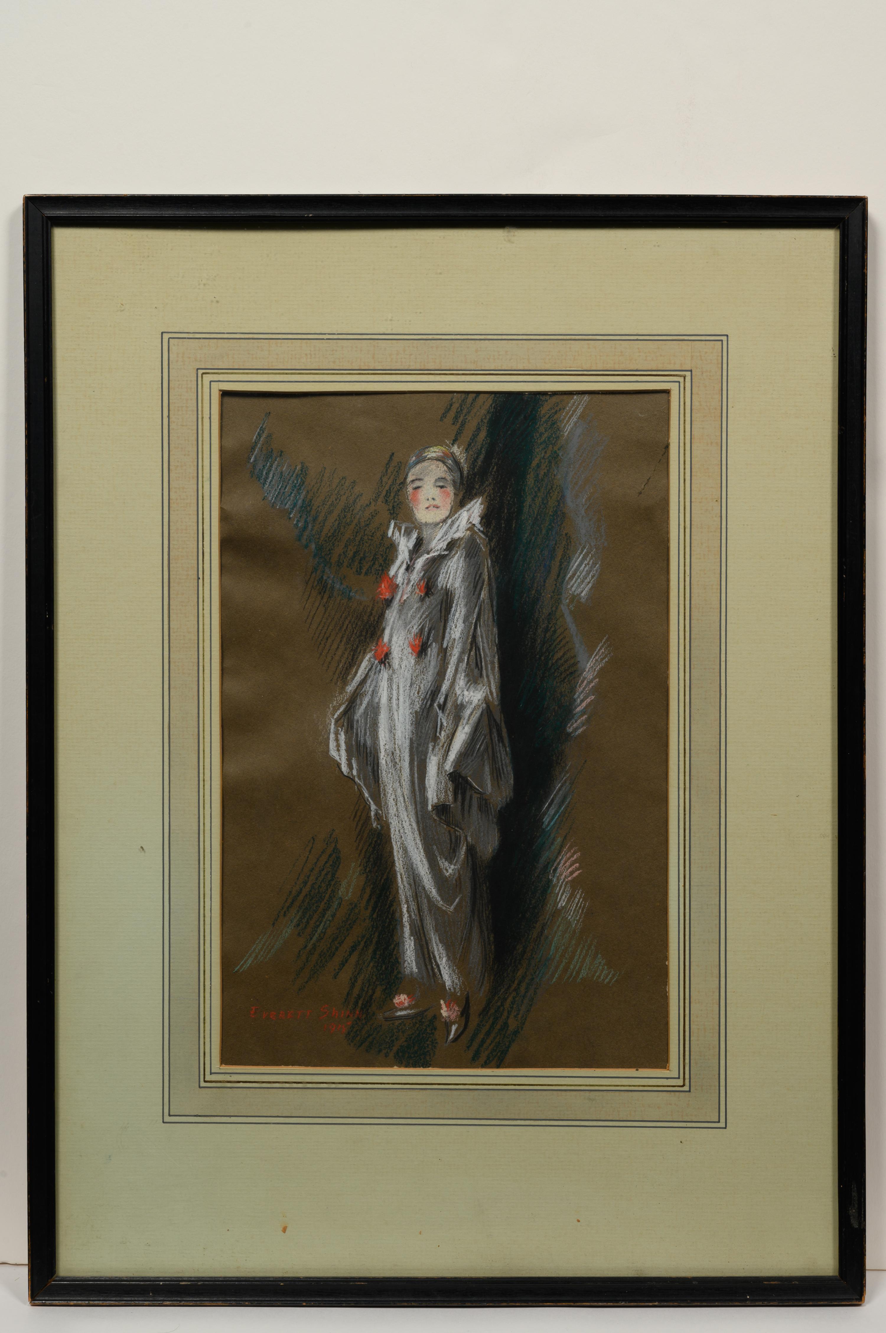Portrait of Mrs. Shinn Dressed as a Clown