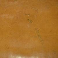 A Leather and Wood Vaulting Table 70" W x 38.5" D x 37" H — Czech Republic, Circa 1930