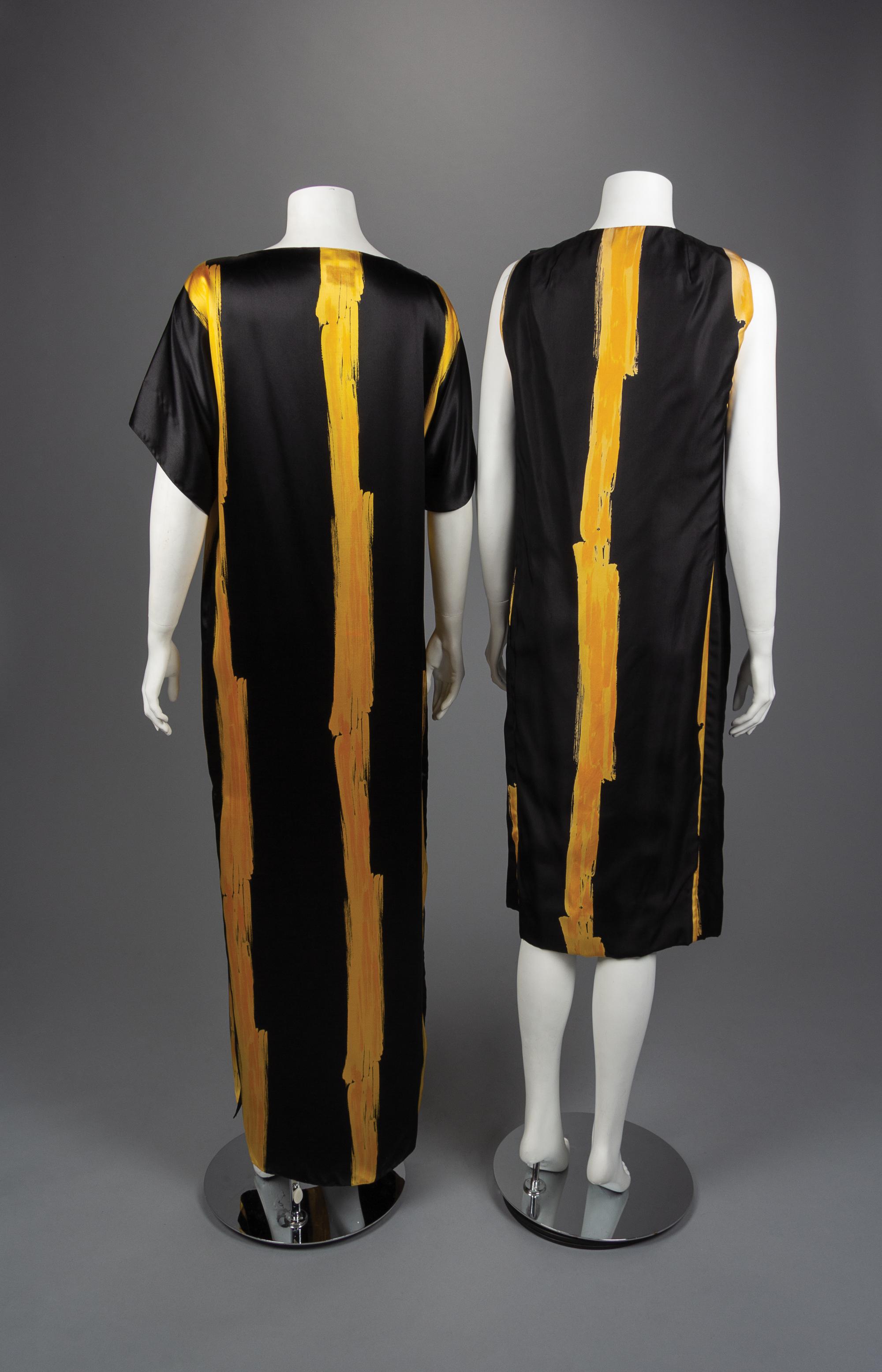 Two Geoffrey Beene Silk Dresses, 1963-70s