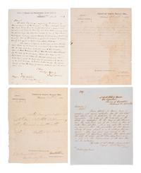 [CIVIL WAR] -- [CONFEDERATE]. A group of 8 documents associated with Major Pleasant W. White (1820-1919), CSA Chief Commissary Officer for Florida.