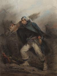 Hippolyte Bellange, (French, 1800-1866), The Return to the Village, 1834