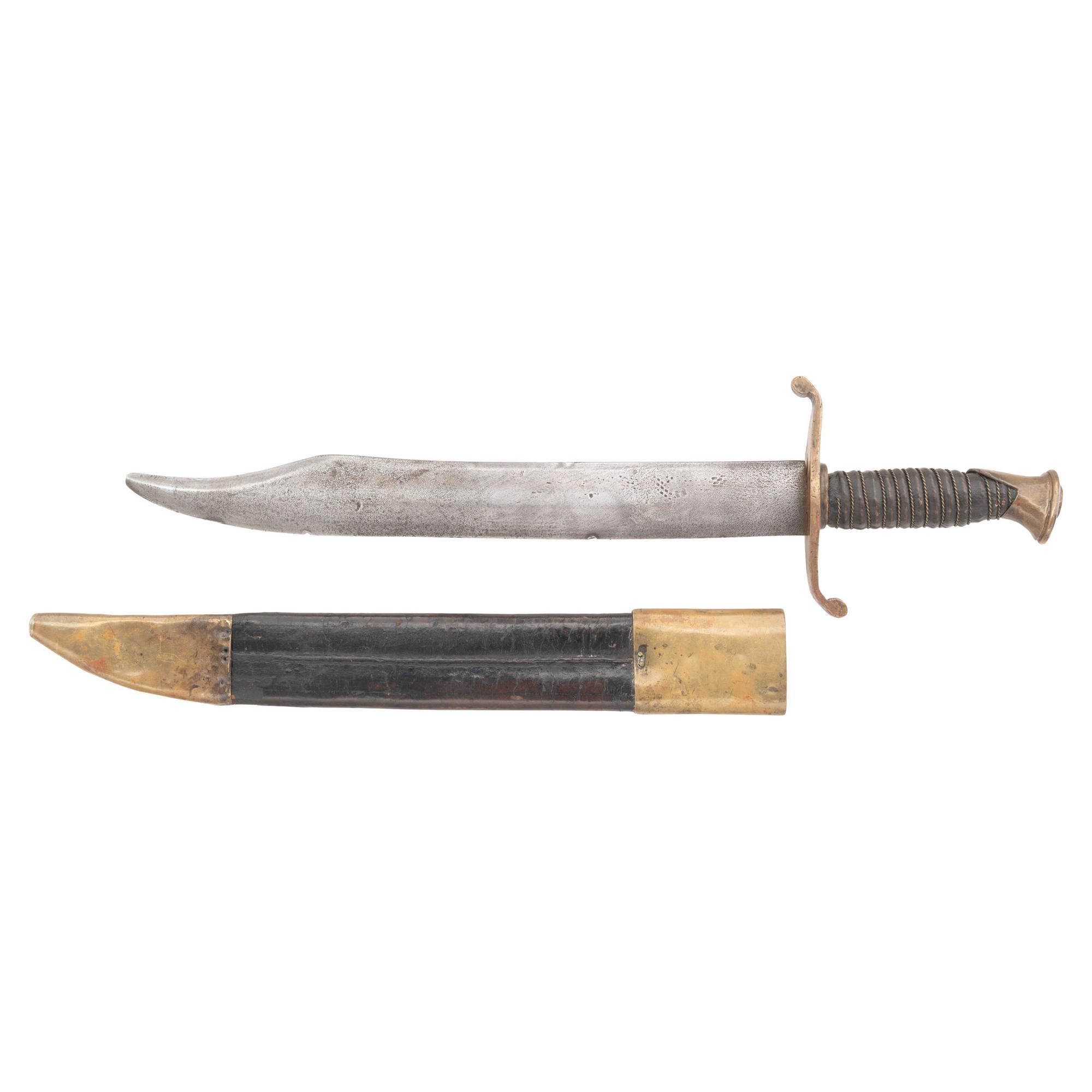"Memphis" Marked Memphis Novelty Works Style S-Guard Fighting Knife