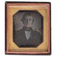 Sixth Plate Daguerreotype of Winfield Scott, Ca 1844, One of the Earliest Known Portraits of the Famed American General