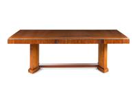 An Art Deco Walnut Desk