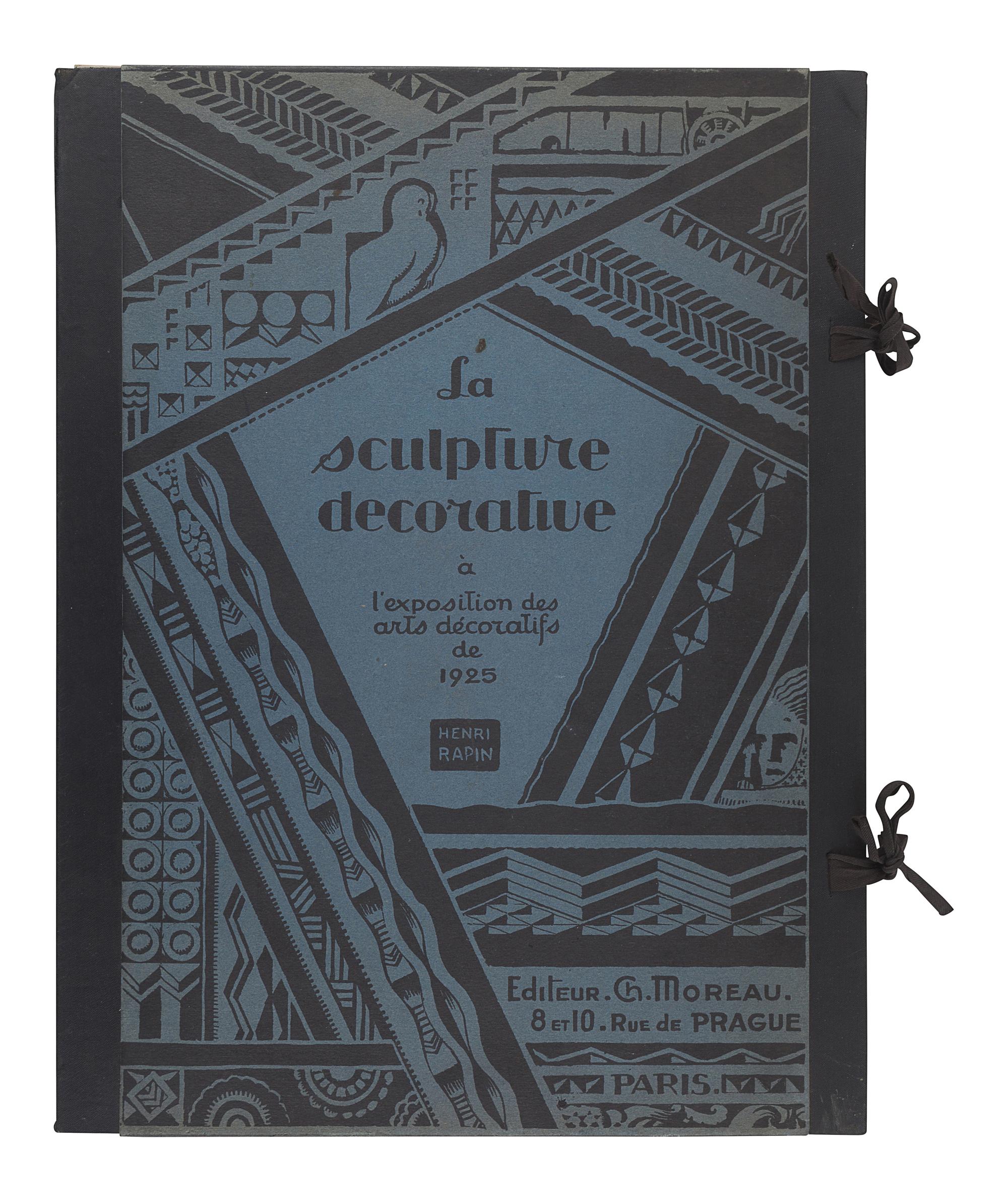 [ARCHITECTURE & DESIGN]. RAPIN, Henri (1873-1939). La Sculpture Décorative Moderne, Series I-III. Paris: Editions Charles Moreau, [1925]-1929.