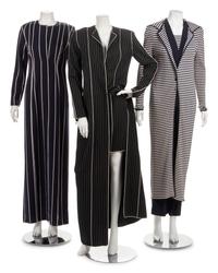 One Dress and Two Ensembles by Geoffrey Beene, 1990s