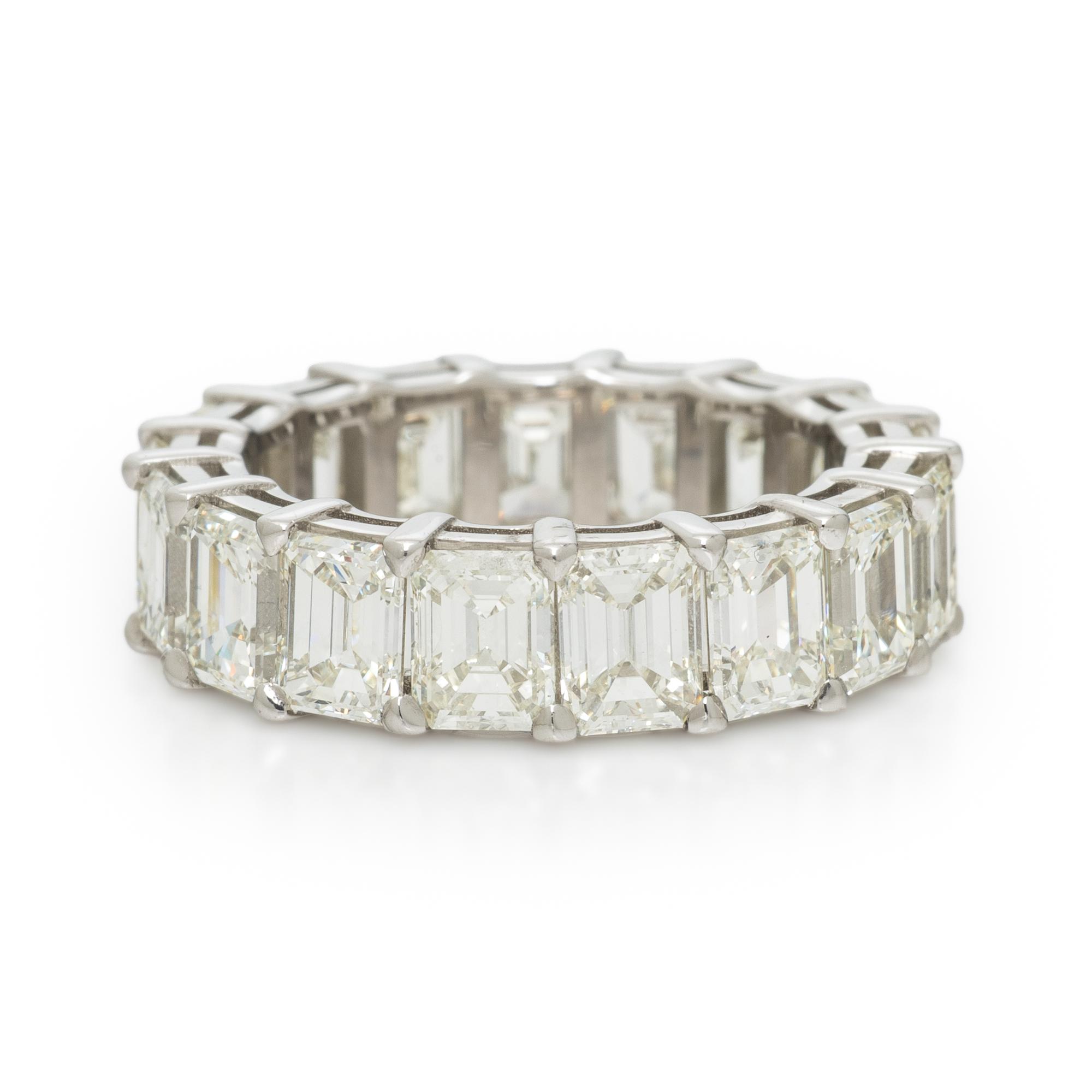 DIAMOND AND PLATINUM ETERNITY RING
