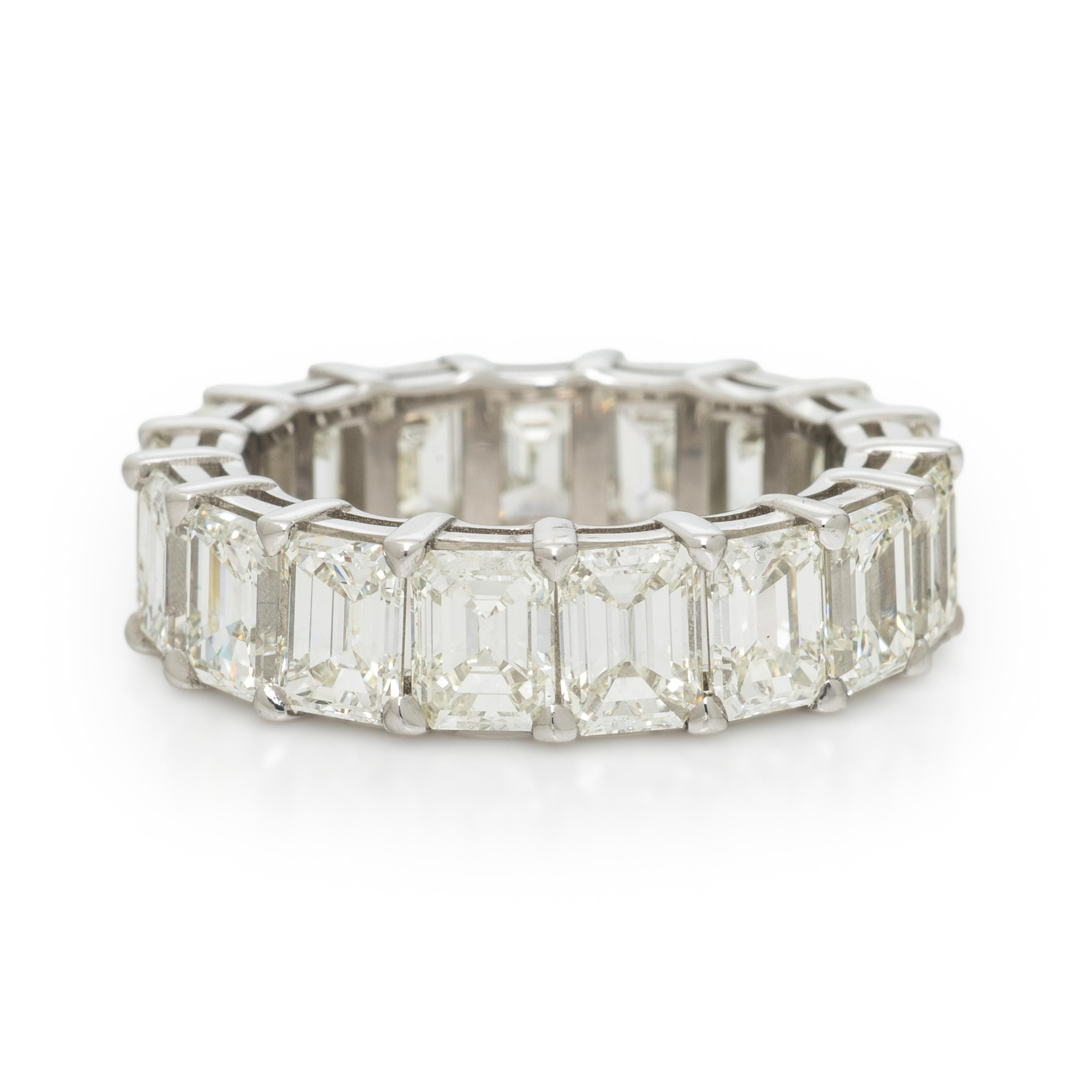 DIAMOND AND PLATINUM ETERNITY RING