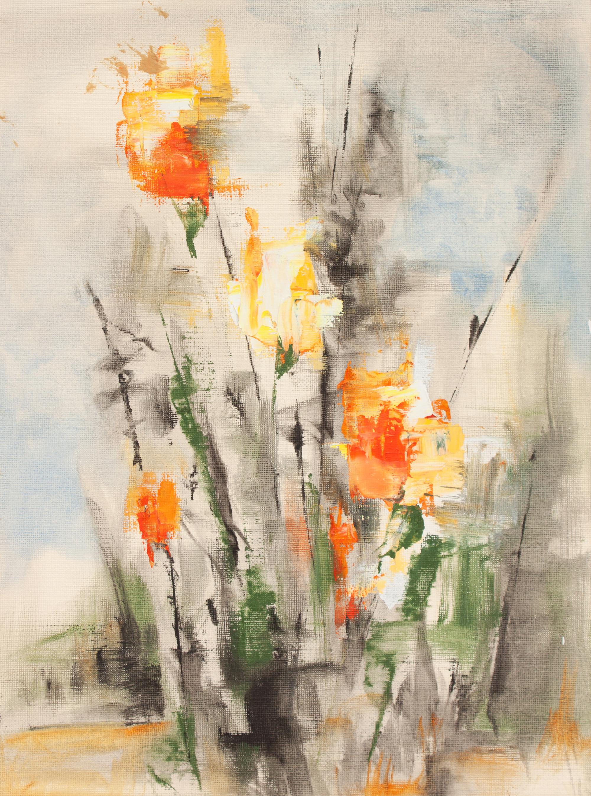 Abstract Floral Still Life