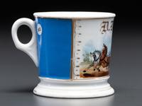A Fireman's Porcelain Occupational Shaving Mug