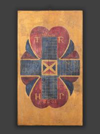 Three Paint Decorated Game Boards