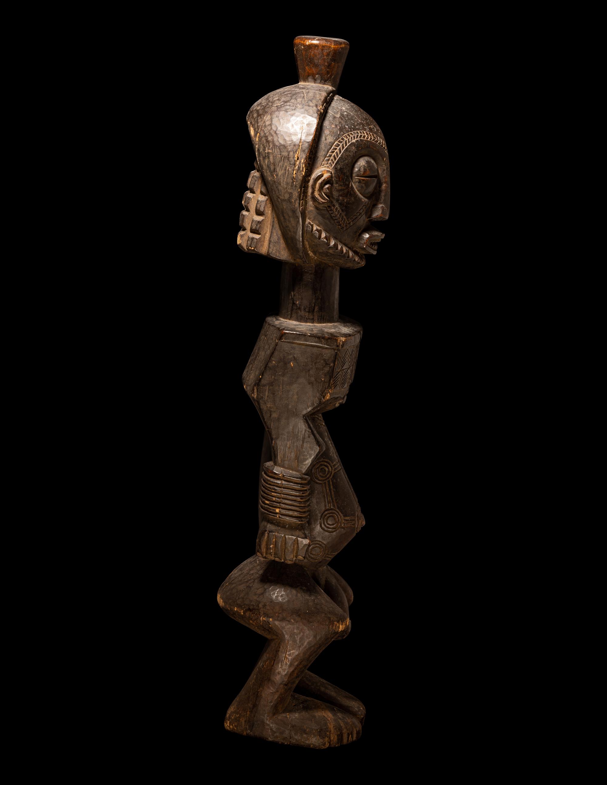 A Central African Wood Male Figure