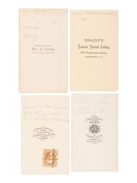 [LINCOLN, Abraham (1809-1865)]. CDVs featuring members of the honor guard that accompanied Lincoln's body from Washington, DC to Springfield, IL, & other key figures in charge of the funeral.