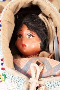 Plains Toy Cradles, with Dolls