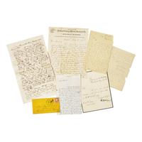 [Lincoln, Abraham] Group of Five Assorted Letters on Lincoln's Death and Presidency