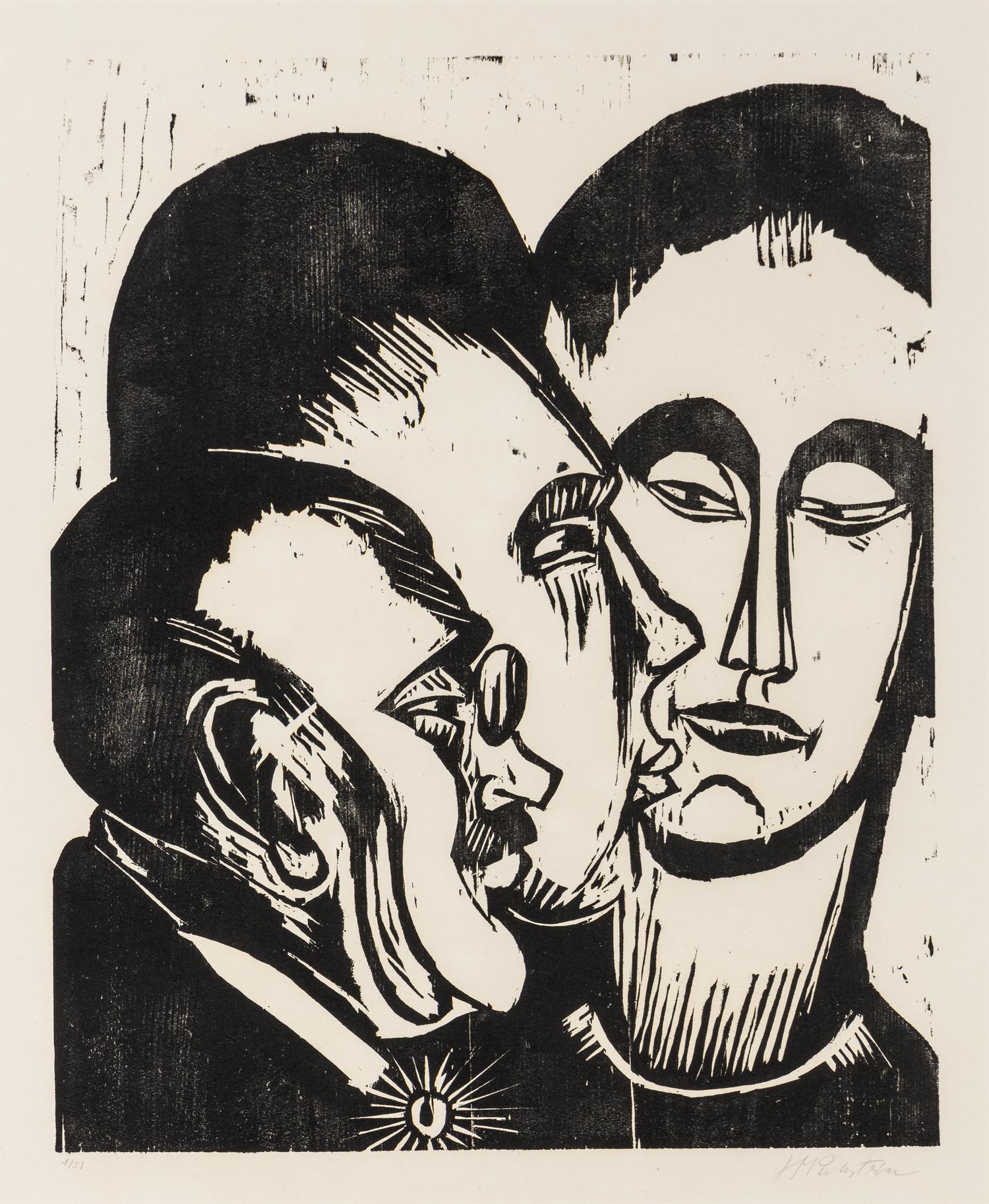 Drei Köpfe, 1923
