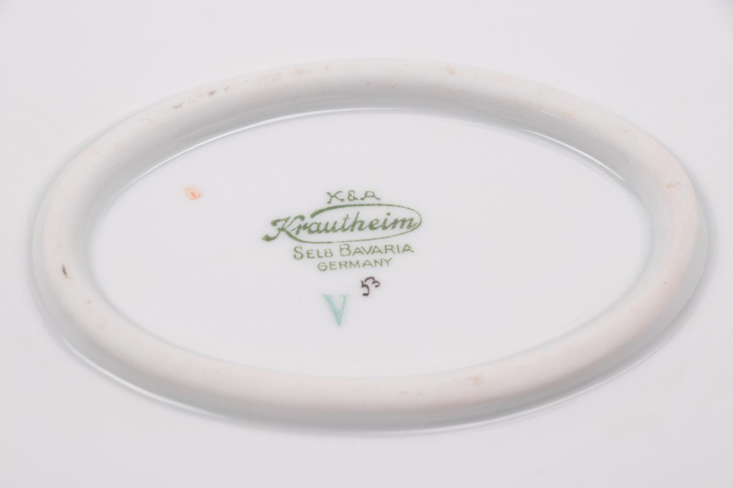 An Assembled Dresden Porcelain Dinner Service