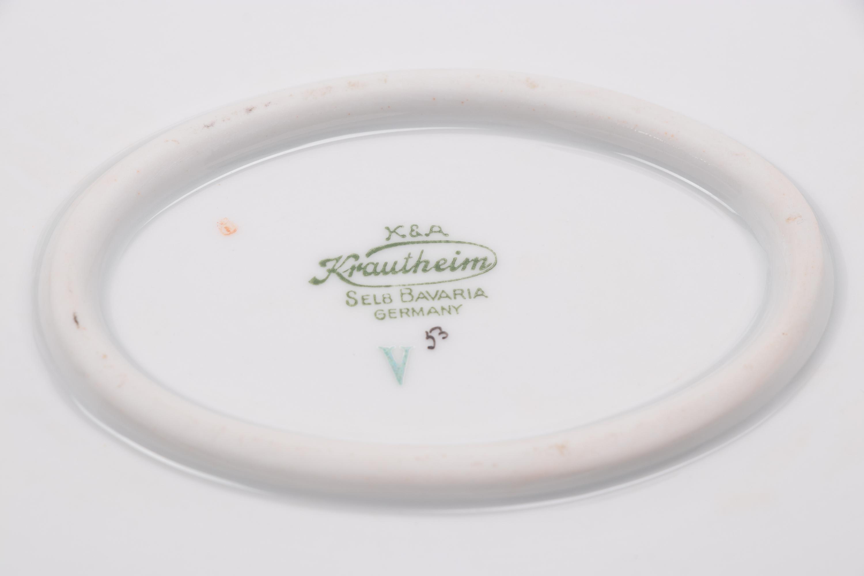 An Assembled Dresden Porcelain Dinner Service