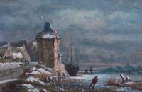 Dutch School, (19th century), Winter Landscape