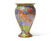 A Wedgwood Lustreware 'Argus Pheasant' Vase