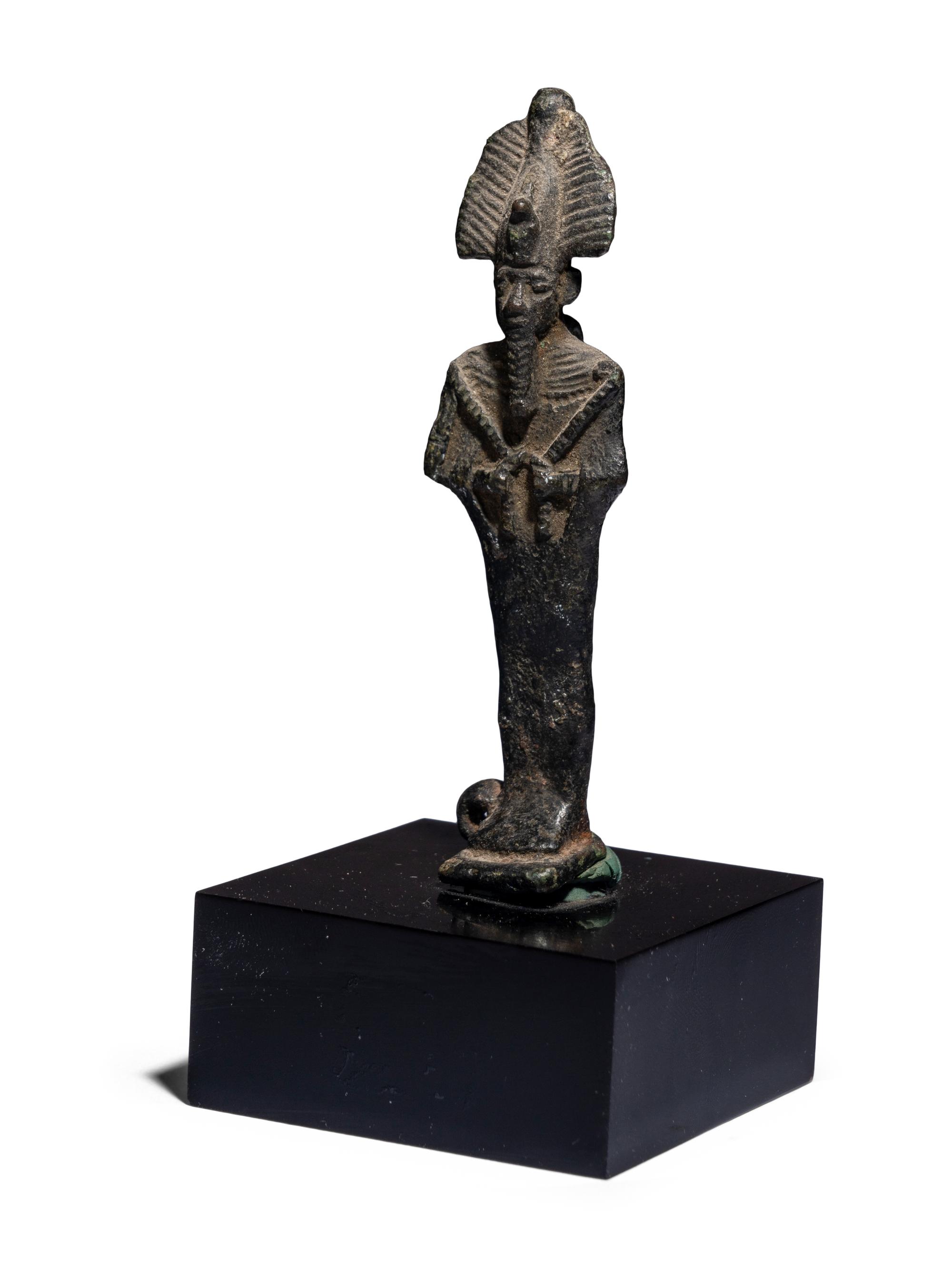 An Egyptian Bronze Osiris