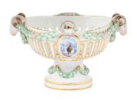 A Meissen Porcelain Centerpiece Basket