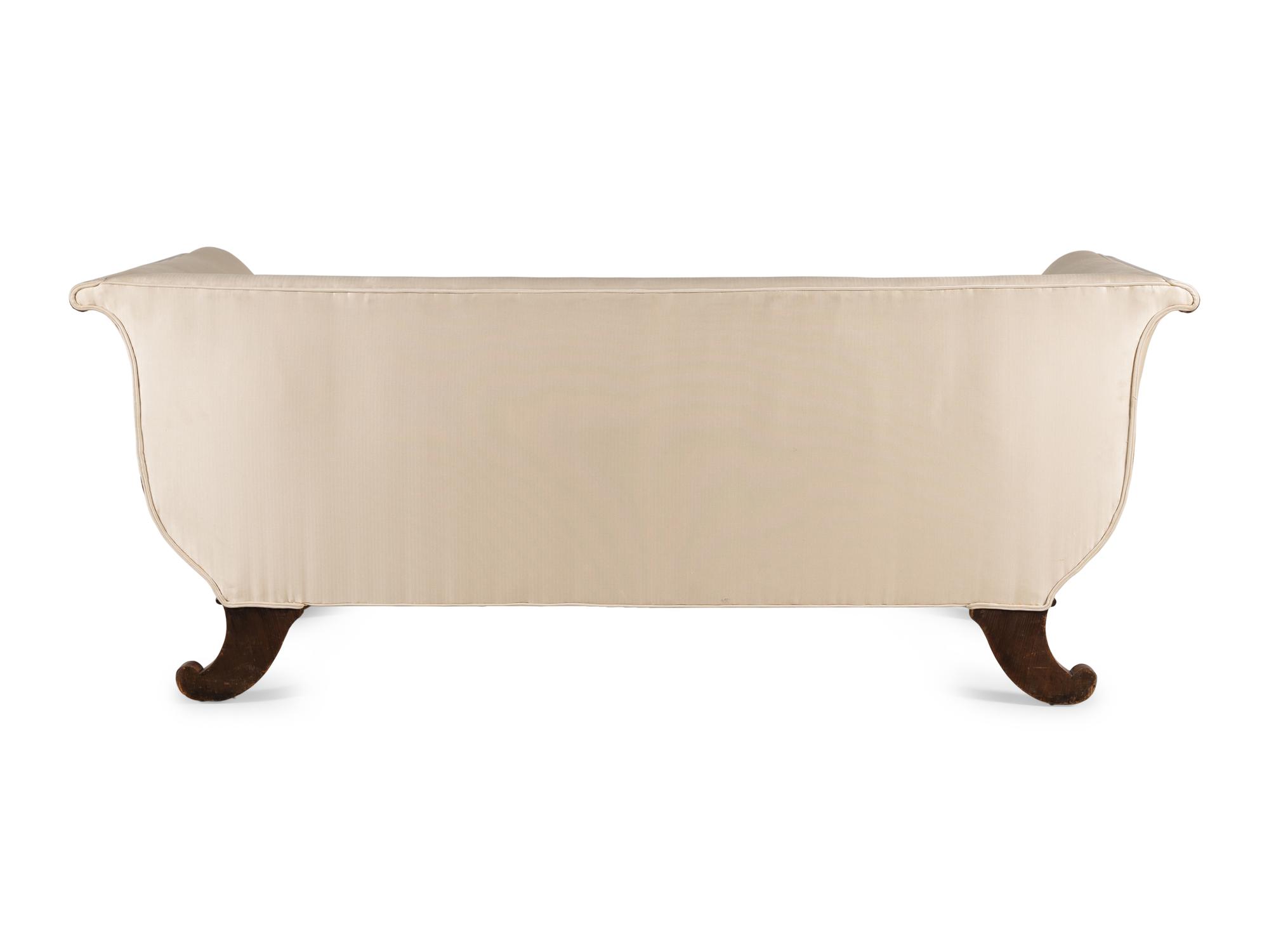 A Charles X Walnut Settee