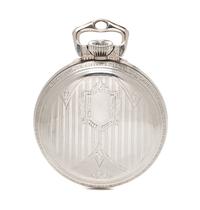 A Gold Filled Open Face 'Vanguard' Railroad Pocket Watch, Waltham, Circa 1936,