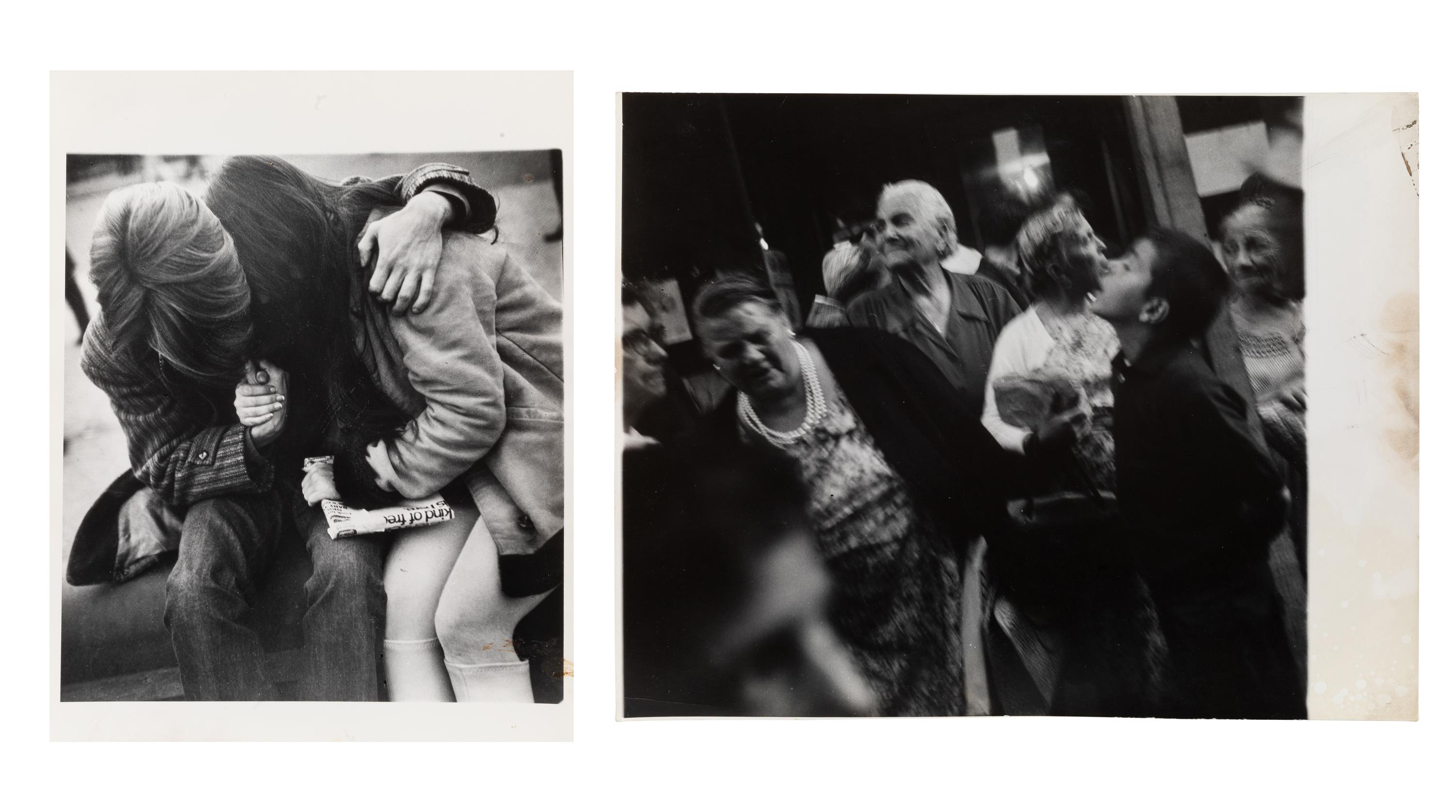 A pair of works ( Untitled; Washington Square Park ) ca. 1960's