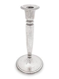A Pair of Tiffany and Co Silver Candlesticks