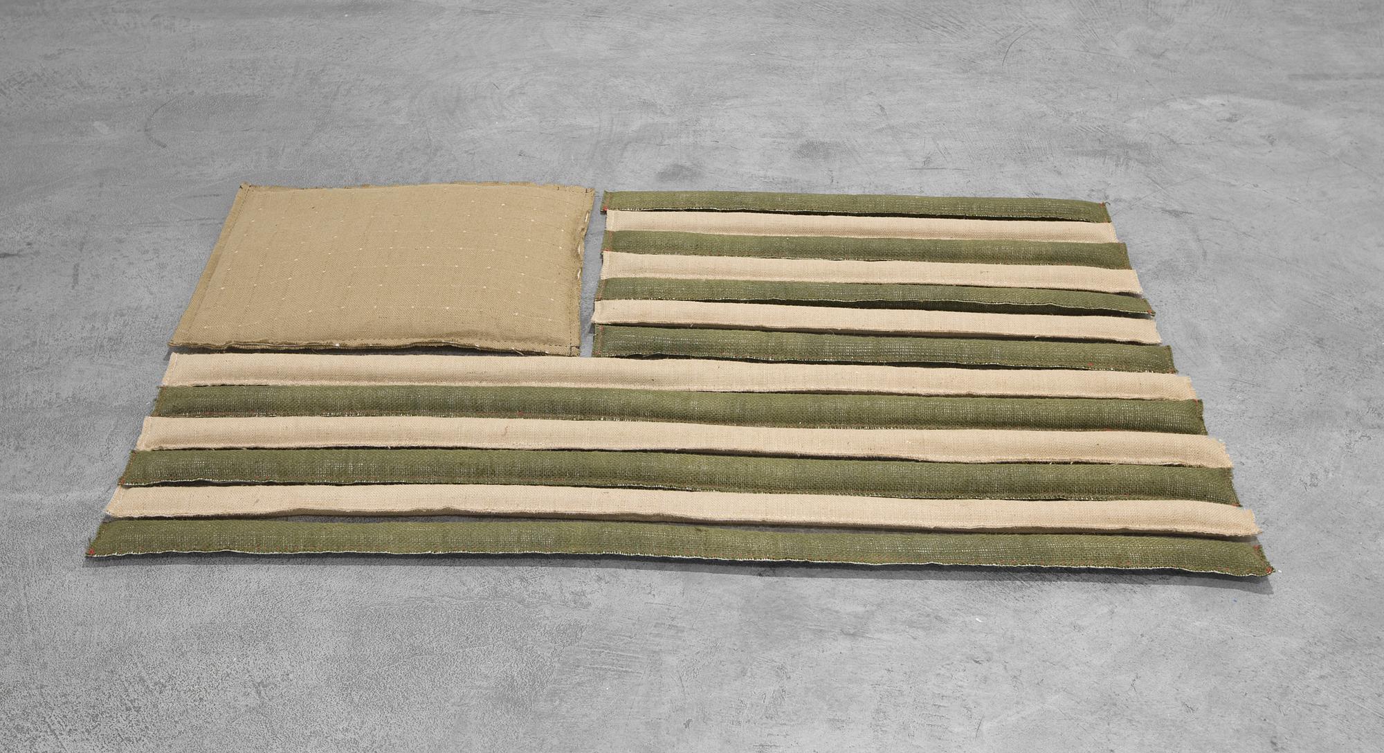 Amy O'Neill (American, b. 1971) — Deconstructing 13 Stripes and a Rectangle #6 , 2011