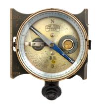 A German Artillery Range Finder Fussartillerie Diameter of compass 4 inches. — CARL ZEISS, EARLY 20TH CENTURY