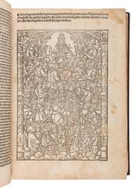 [CAXTON, William (d. 1492), translator]. VORAGINE, Jacobus de (ca 1230-1298). [The Golden Legend]. Here begynneth the legende named in Latyn Legenda aurea : that is to saye in Englysse The golden legend : for lyke as passeth golde vale we all other metallys, so thys legende excelleth all other bookes . London: Julian Notary, 16 February 1503, i.e. 1504].