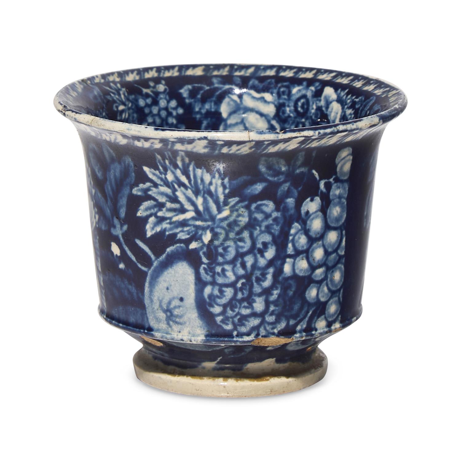 A Group of Six Staffordshire Historical Blue Table Articles