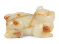 A Group of Eight Chinese Carved Hardstone Ornaments — 19TH/20TH CENTURY
