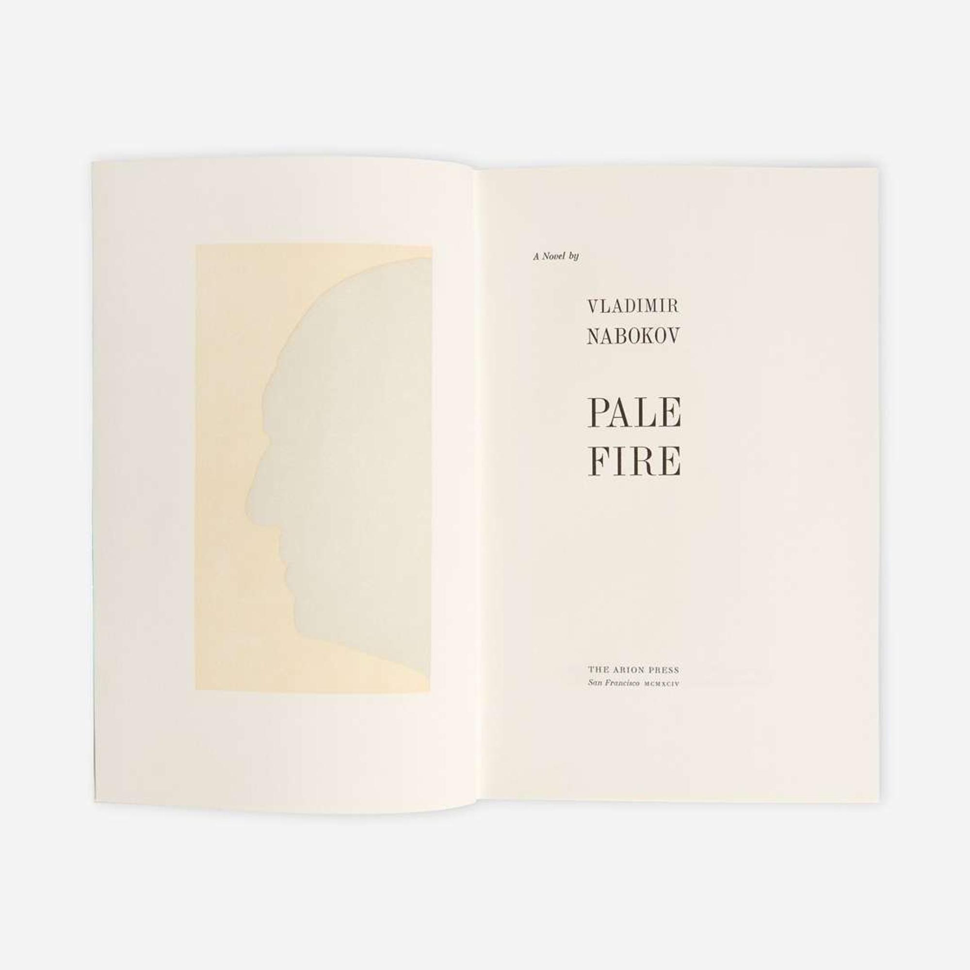 [Private Press] [Arion Press, The] Nabokov, Vladimir Pale Fire