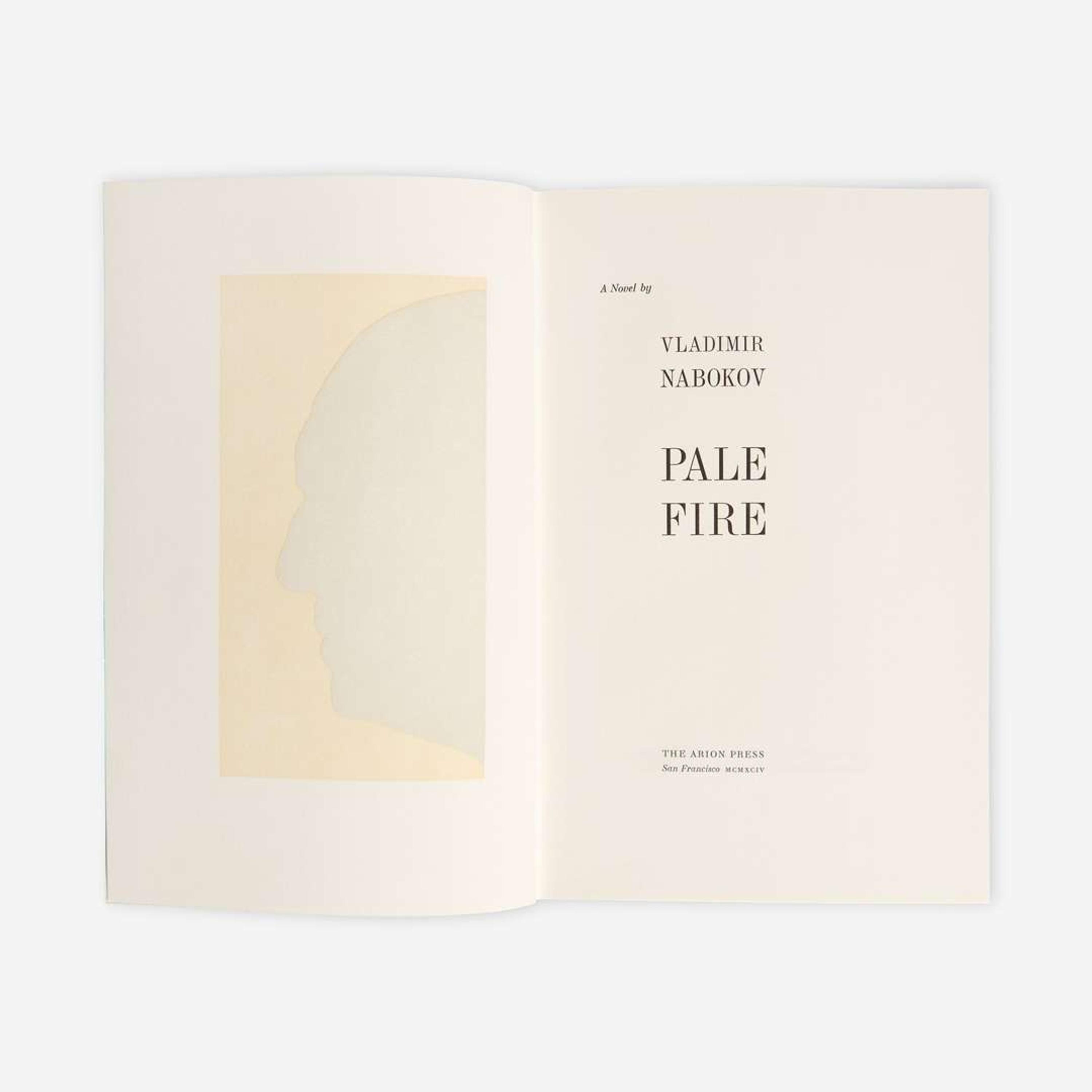 [Private Press] [Arion Press, The] Nabokov, Vladimir Pale Fire