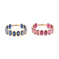 COLLECTION OF GEMSTONE RINGS