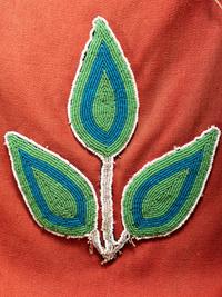 Nez Perce Child's Beaded Hide Cradle
