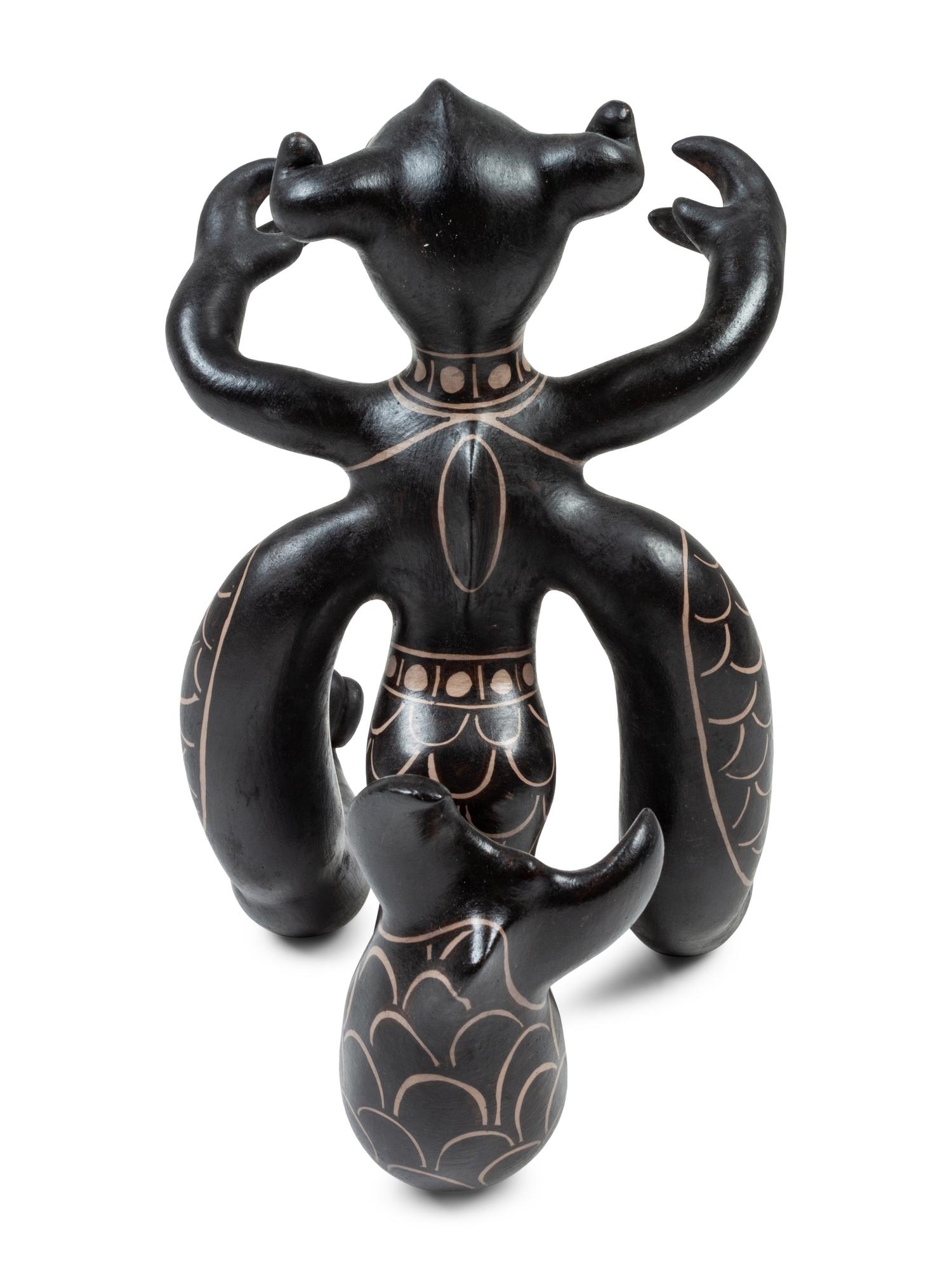 Pottery Figure, Mermaid