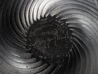 Micaceous Blackware Swirling Pottery Jar, Collaboration